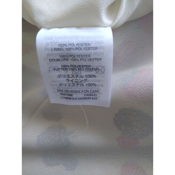 J Crew Designer Pleated Novelty Berry Print Pleated Skirt HiddenZip Line… - Picture 6 of 9